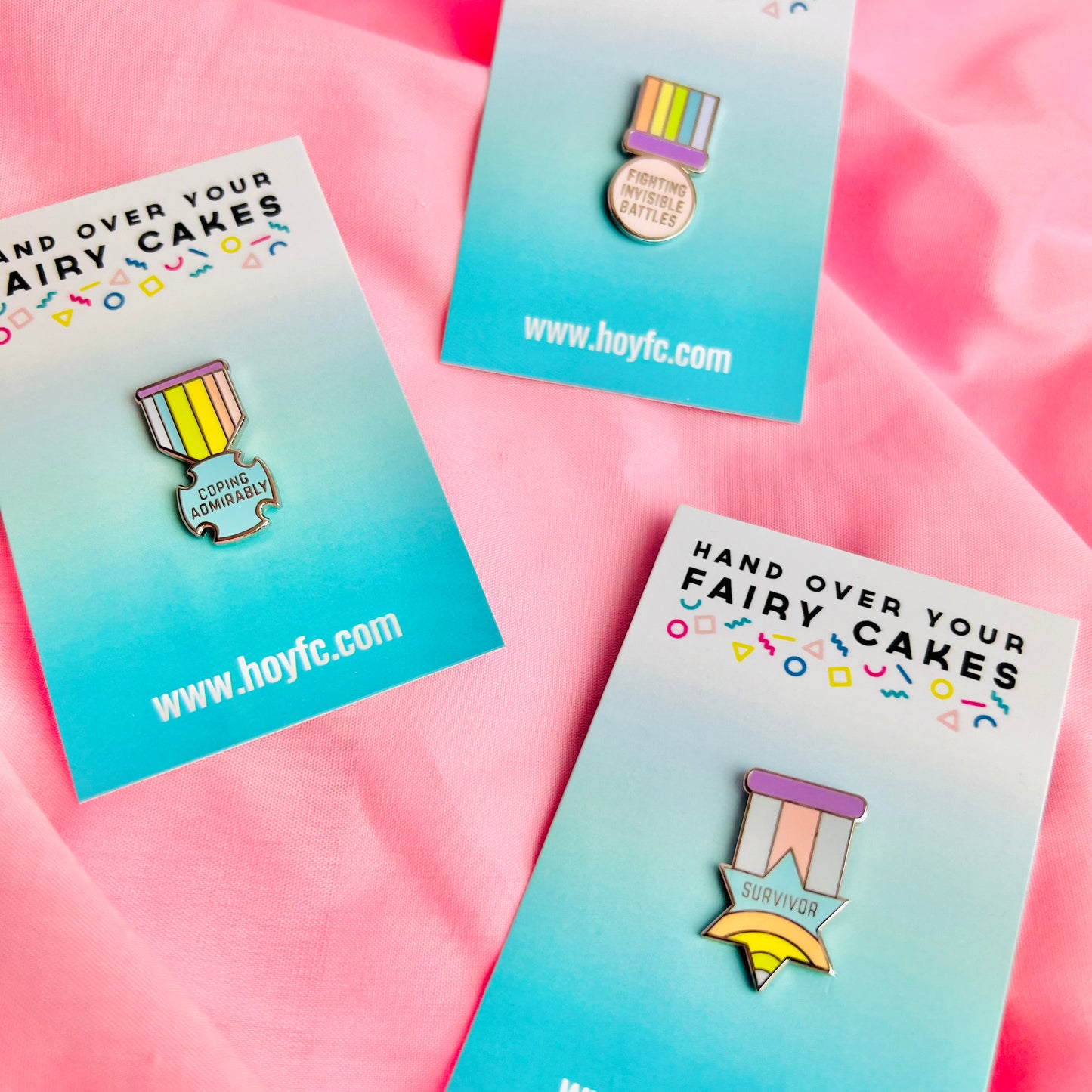 Invisible Battles Medal - Enamel Pin