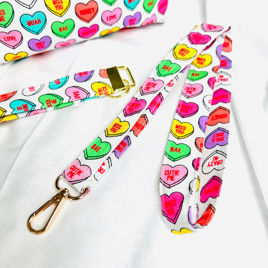 Compliment Love Hearts Lanyard
