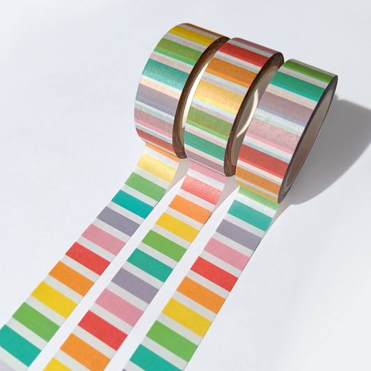 Pastel stripe Washi Tape